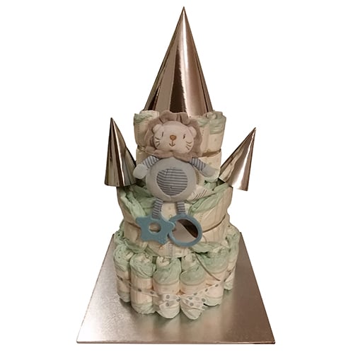 3 tier unisex nappy cake
