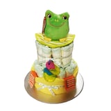 2 tier unisex nappy cake