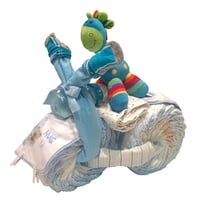 Baby boy nappy tricycle