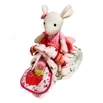 Baby girl nappy tricycle