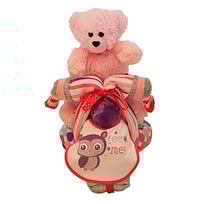 Baby girl nappy tricycle