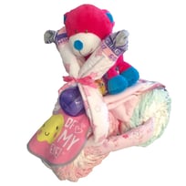Baby girl nappy tricycle