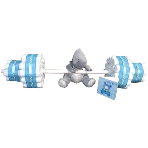 Barbell nappy stack