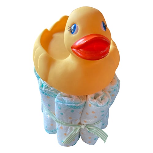 Rubber ducky cake